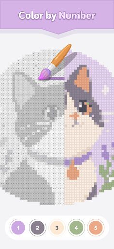 NumiBloom: Color by Number screenshot 1